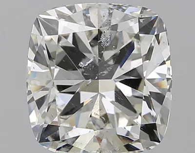 5.01ct J SI2 Rare Carat Ideal Cut Cushion Diamond
