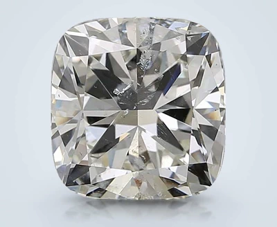 5.01ct J SI2 Rare Carat Ideal Cut Cushion Diamond