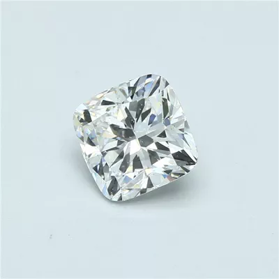 3.01ct F SI1 Rare Carat Ideal Cut Cushion Diamond