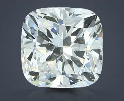 3.01ct F SI1 Rare Carat Ideal Cut Cushion Diamond