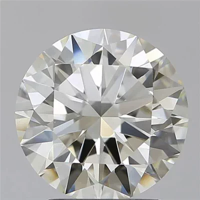 2.21ct K VVS2 Rare Carat Ideal Cut Round Diamond
