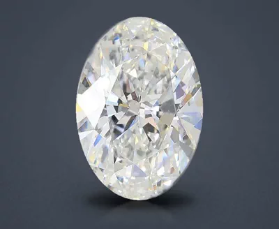 2.01ct D VS2 Rare Carat Ideal Cut Oval Lab Grown Diamond