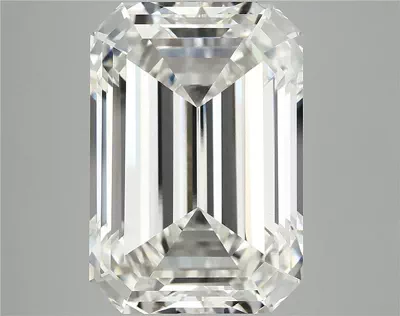 12.28ct F VVS2 Rare Carat Ideal Cut Emerald Lab Grown Diamond