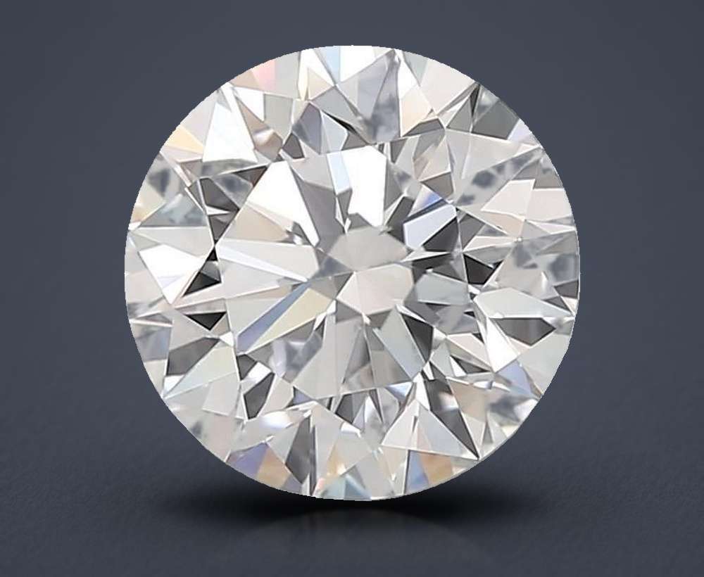 2.15ct E VS2 Rare Carat Ideal Cut Round Lab Grown Diamond