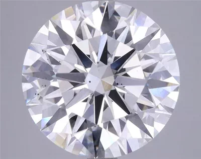 6.02ct F SI1 Rare Carat Ideal Cut Round Lab Grown Diamond
