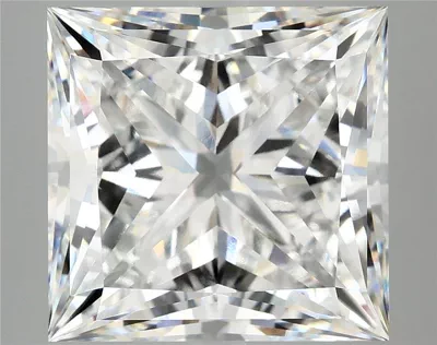 12.62ct E VVS2 Rare Carat Ideal Cut Princess Lab Grown Diamond