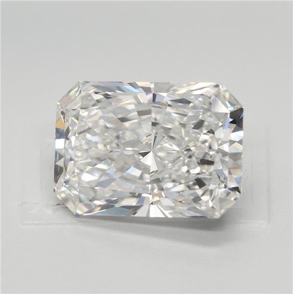 5.09ct F VVS2 Rare Carat Ideal Cut Radiant Lab Grown Diamond