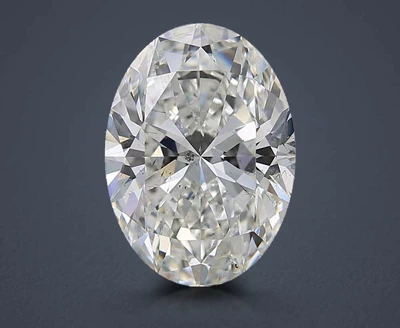 7.12ct G SI2 Rare Carat Ideal Cut Oval Diamond