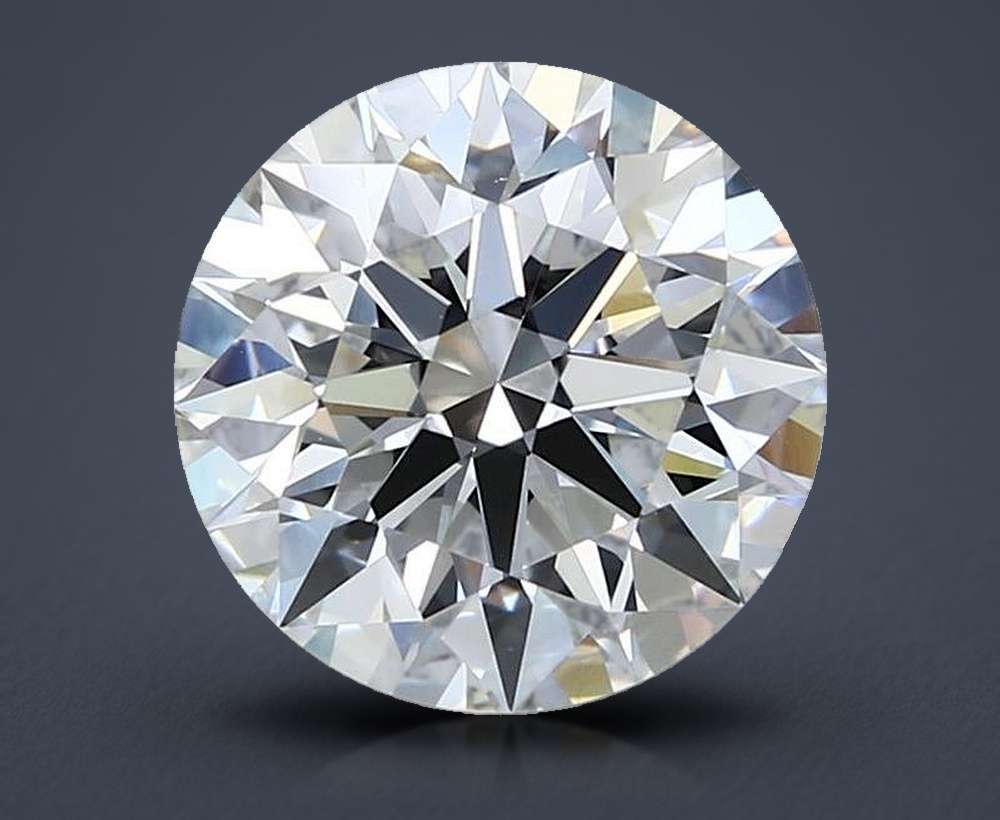 3.54ct F VVS2 Rare Carat Ideal Cut Round Lab Grown Diamond