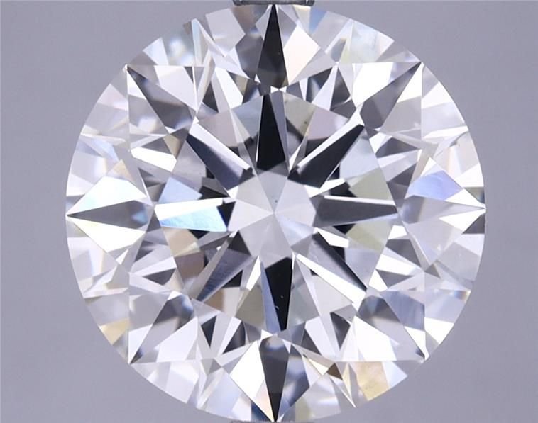 5.09ct H VVS2 Rare Carat Ideal Cut Round Lab Grown Diamond