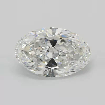 16.84ct F VVS2 Very Good Cut Oval Lab Grown Diamond