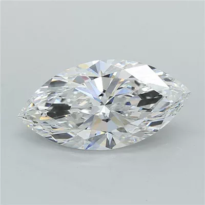3.04ct E VVS2 Rare Carat Ideal Cut Marquise Lab Grown Diamond