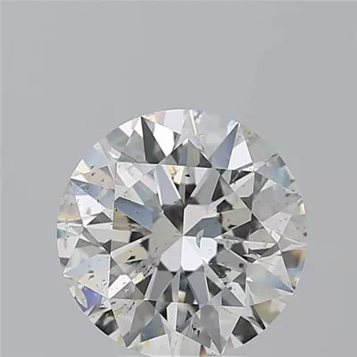 3.80ct G SI2 Rare Carat Ideal Cut Round Diamond