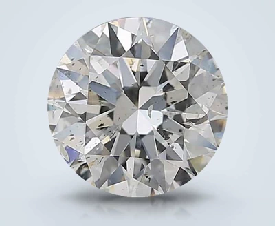 3.80ct G SI2 Rare Carat Ideal Cut Round Diamond