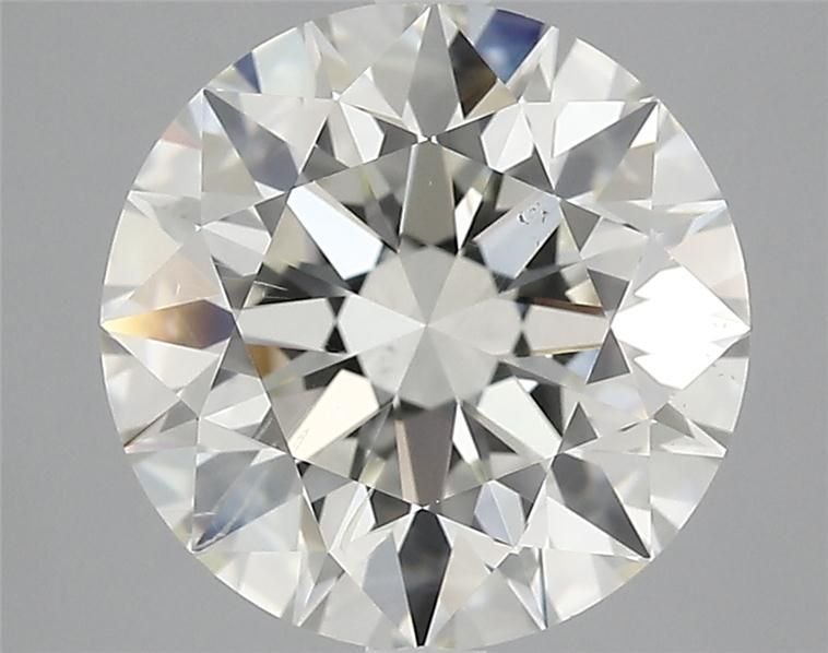 4.01ct I SI1 Rare Carat Ideal Cut Round Diamond