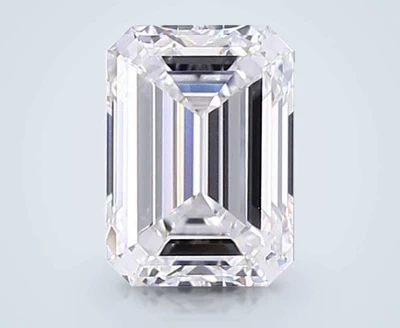 1.10ct F VS2 Rare Carat Ideal Cut Emerald Lab Grown Diamond