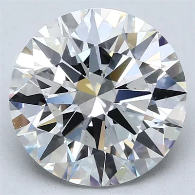 4.04ct F VS2 Rare Carat Ideal Cut Round Lab Grown Diamond