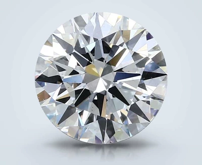 4.04ct F VS2 Rare Carat Ideal Cut Round Lab Grown Diamond