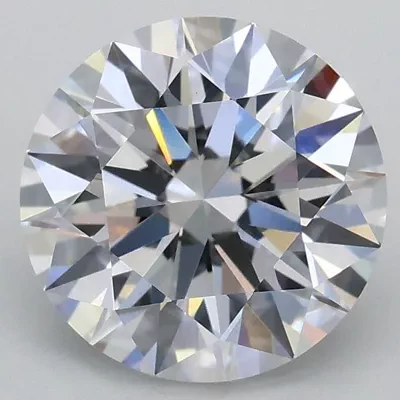 2.09ct D VVS2 Rare Carat Ideal Cut Round Lab Grown Diamond