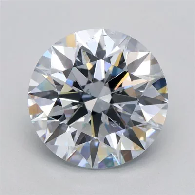 2.14ct H SI1 Rare Carat Ideal Cut Round Lab Grown Diamond