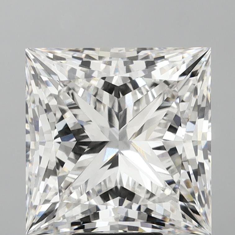 10.09ct F VVS2 Rare Carat Ideal Cut Princess Lab Grown Diamond