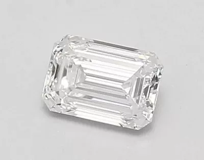 0.85ct D VVS2 Rare Carat Ideal Cut Emerald Lab Grown Diamond