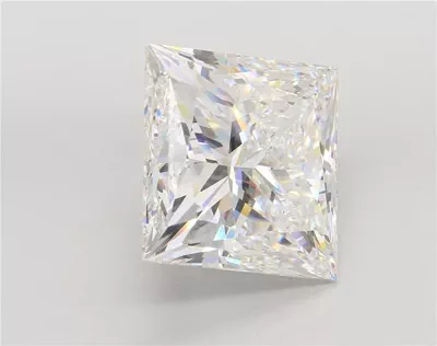25.72ct F VS1 Rare Carat Ideal Cut Princess Lab Grown Diamond