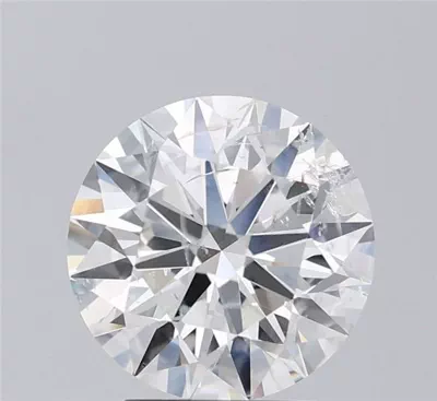 3.01ct H SI2 Rare Carat Ideal Cut Round Diamond