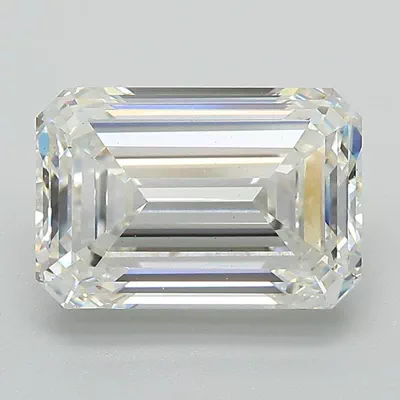 3.53ct G VS1 Rare Carat Ideal Cut Emerald Lab Grown Diamond