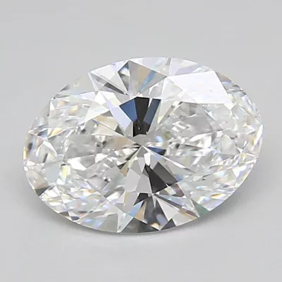 2.07ct D VVS1 Rare Carat Ideal Cut Oval Lab Grown Diamond