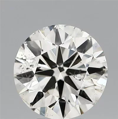 3.59ct K SI2 Rare Carat Ideal Cut Round Diamond