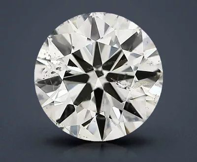 3.59ct K SI2 Rare Carat Ideal Cut Round Diamond