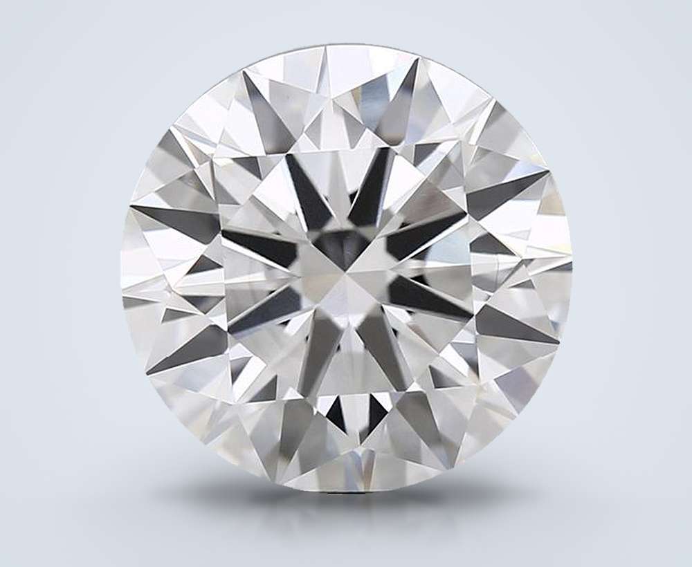 6.10ct H VVS2 Rare Carat Ideal Cut Round Lab Grown Diamond