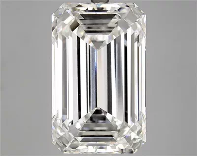13.25ct F VVS2 Rare Carat Ideal Cut Emerald Lab Grown Diamond