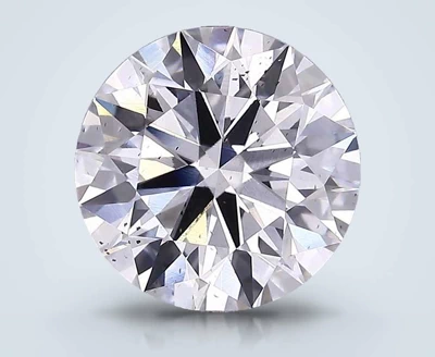 3.54ct F SI1 Rare Carat Ideal Cut Round Lab Grown Diamond
