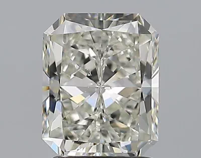1.70ct J SI1 Rare Carat Ideal Cut Radiant Diamond