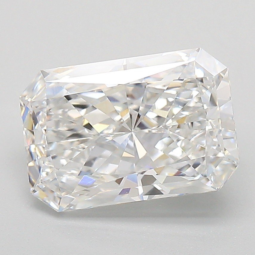 2.51ct E VVS2 Rare Carat Ideal Cut Radiant Lab Grown Diamond