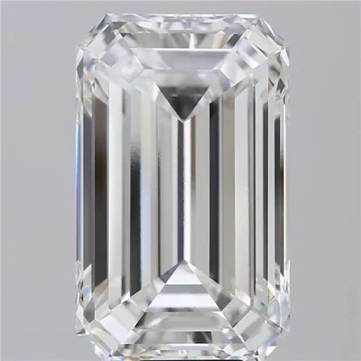 13.62ct F VVS2 Rare Carat Ideal Cut Emerald Lab Grown Diamond