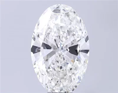 12.03ct G VS1 Very Good Cut Oval Lab Grown Diamond