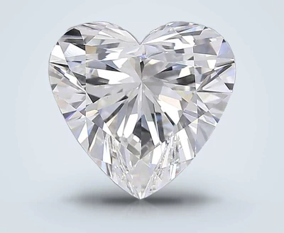 6.03ct G VVS2 Rare Carat Ideal Cut Heart Lab Grown Diamond