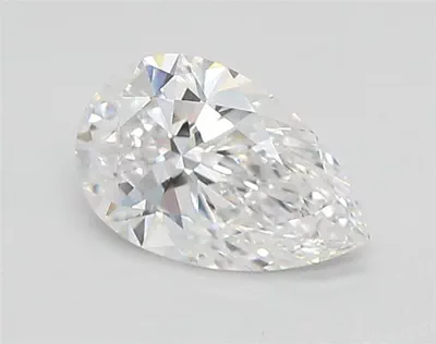 0.86ct D VVS1 Rare Carat Ideal Cut Pear Lab Grown Diamond