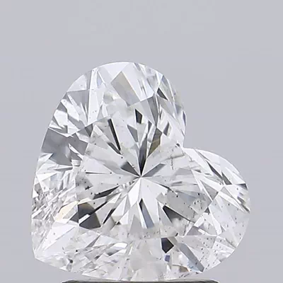 1.60ct F SI1 Rare Carat Ideal Cut Heart Lab Grown Diamond