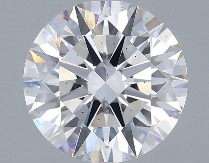 2.03ct F SI1 Rare Carat Ideal Cut Round Lab Grown Diamond