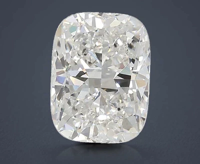 3.09ct E VVS2 Rare Carat Ideal Cut Cushion Lab Grown Diamond