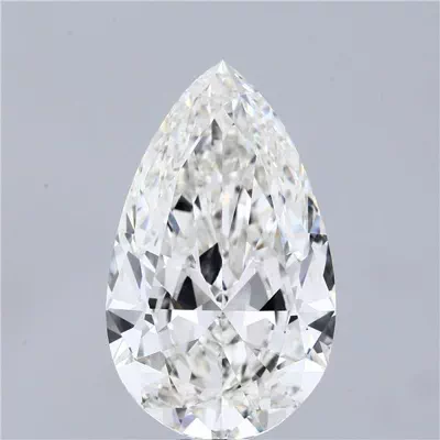 15.28ct H VVS2 Rare Carat Ideal Cut Pear Lab Grown Diamond