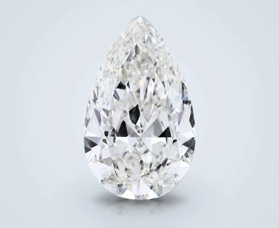 15.28ct H VVS2 Rare Carat Ideal Cut Pear Lab Grown Diamond