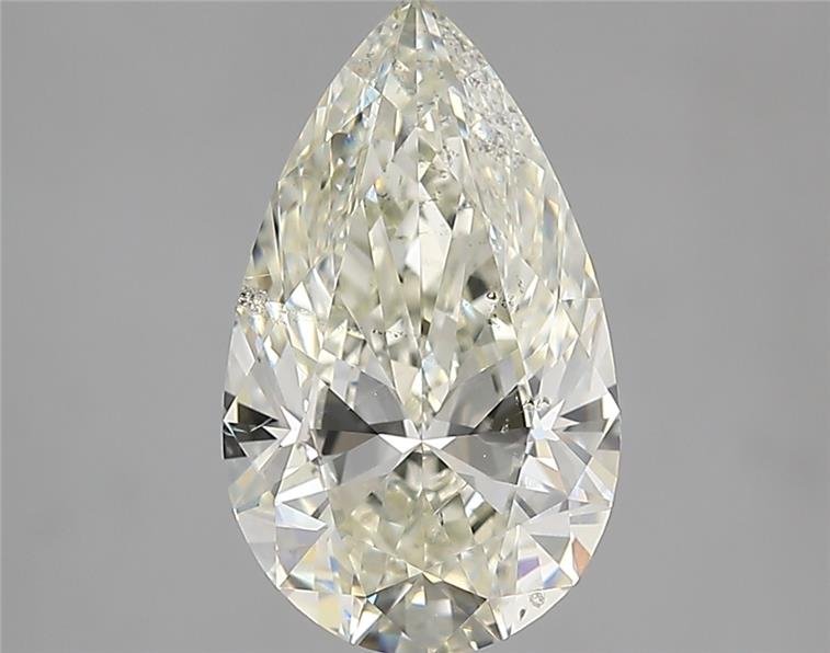 2.51ct J SI2 Rare Carat Ideal Cut Pear Diamond
