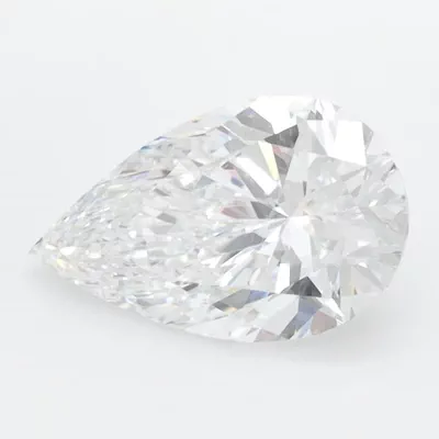 1.37ct D VVS1 Rare Carat Ideal Cut Pear Lab Grown Diamond