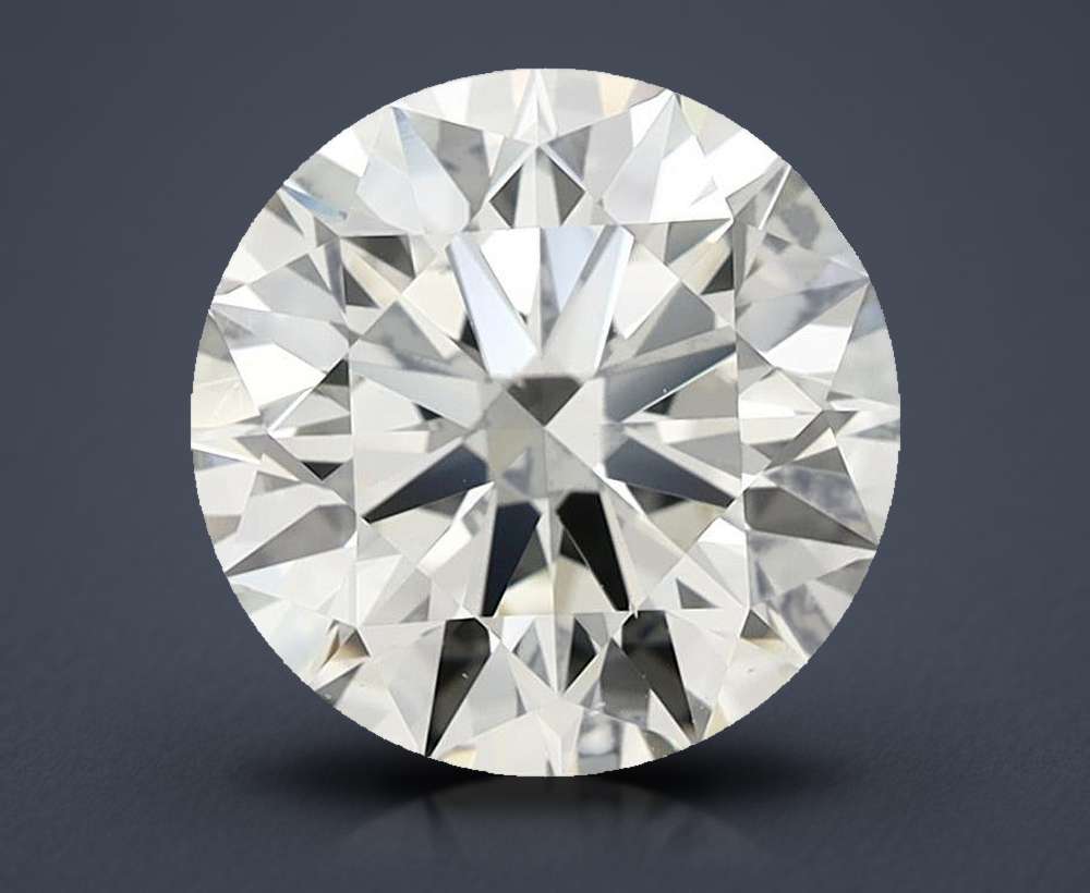 3.02ct J VS1 Rare Carat Ideal Cut Round Diamond
