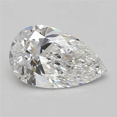 1.93ct E VS1 Rare Carat Ideal Cut Pear Lab Grown Diamond